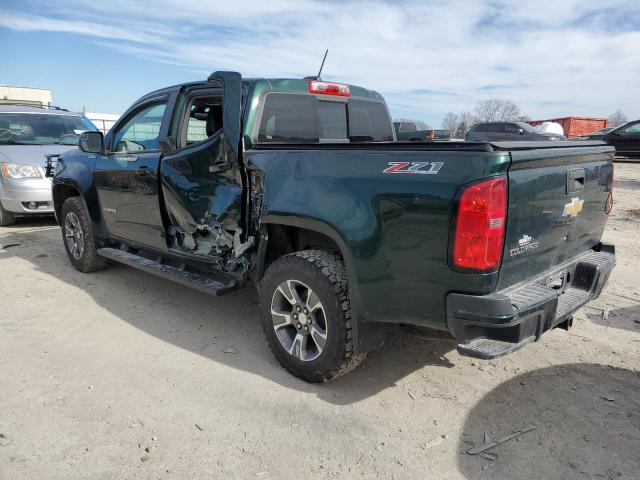 1GCPTDE13G1244535 - 2016 CHEVROLET COLORADO Z71 GREEN photo 2