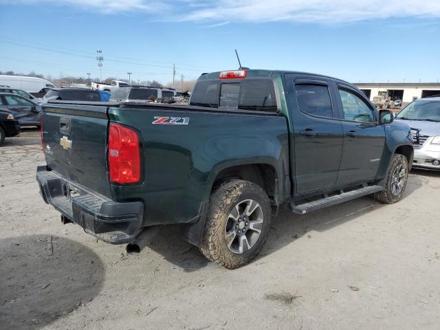 1GCPTDE13G1244535 - 2016 CHEVROLET COLORADO Z71 GREEN photo 3