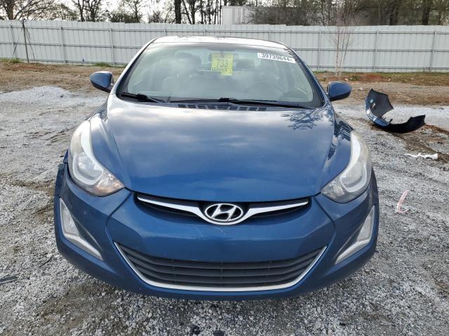 KMHDH4AE0EU048413 - 2014 HYUNDAI ELANTRA SE BLUE photo 5