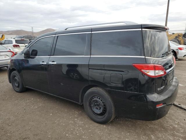 JN8AE2KP0C9033211 - 2012 NISSAN QUEST S BLACK photo 2