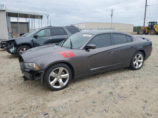2C3CDXBG5EH303254 - 2014 DODGE CHARGER SE GRAY photo 1