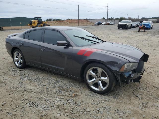 2C3CDXBG5EH303254 - 2014 DODGE CHARGER SE GRAY photo 4