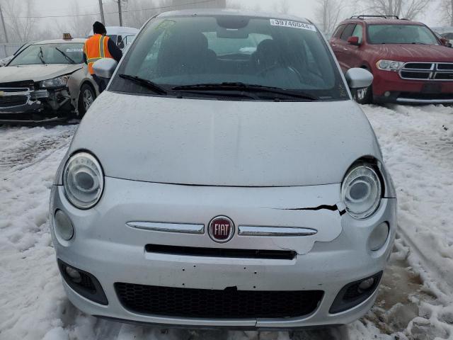 3C3CFFBR4DT737001 - 2013 FIAT 500 SPORT SILVER photo 5