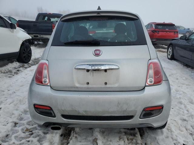 3C3CFFBR4DT737001 - 2013 FIAT 500 SPORT SILVER photo 6