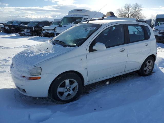 KL1TD66667B731571 - 2007 CHEVROLET AVEO BASE WHITE photo 1
