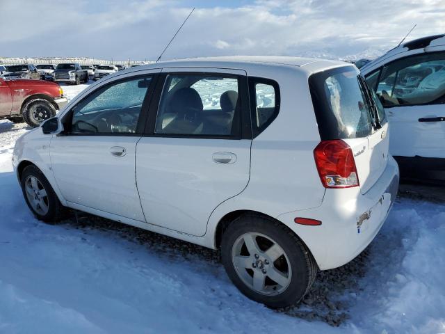 KL1TD66667B731571 - 2007 CHEVROLET AVEO BASE WHITE photo 2