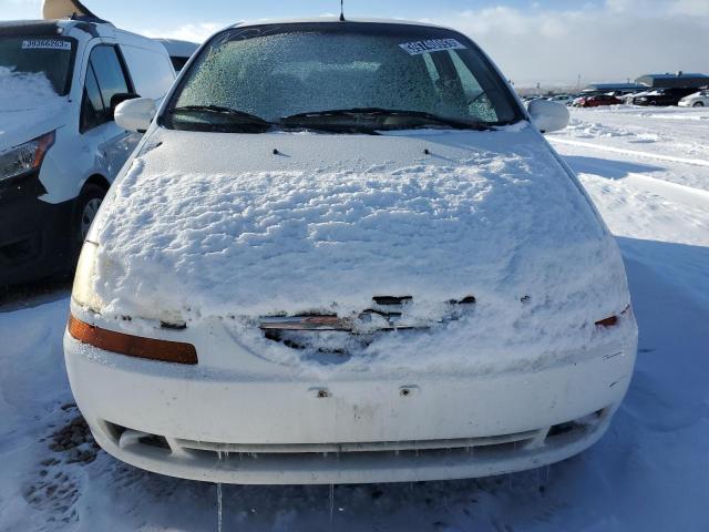 KL1TD66667B731571 - 2007 CHEVROLET AVEO BASE WHITE photo 5