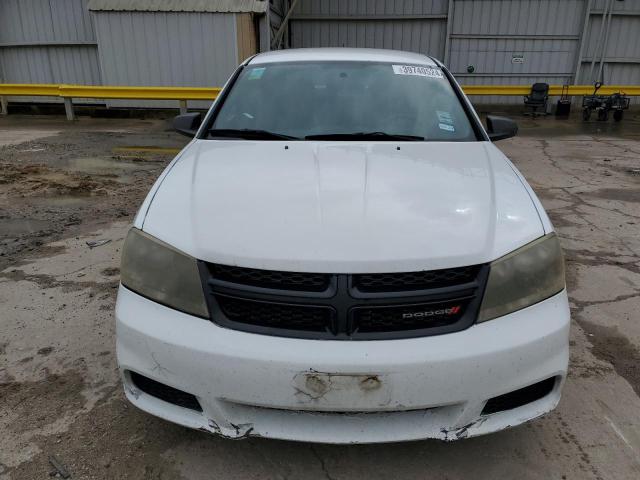 1C3CDZAG1EN104285 - 2014 DODGE AVENGER SE WHITE photo 5