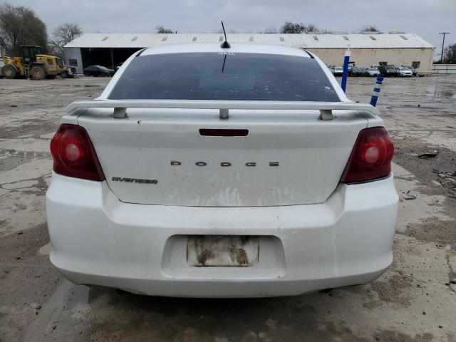 1C3CDZAG1EN104285 - 2014 DODGE AVENGER SE WHITE photo 6