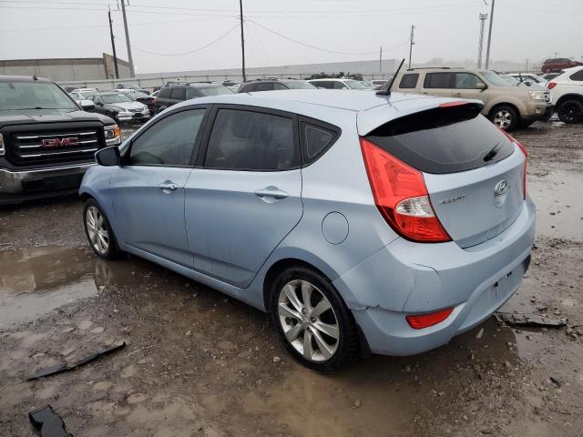 KMHCU5AE2DU086673 - 2013 HYUNDAI ACCENT GLS BLUE photo 2