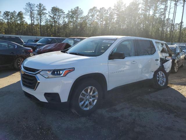 1GNERFKWXKJ103558 - 2019 CHEVROLET TRAVERSE LS WHITE photo 1