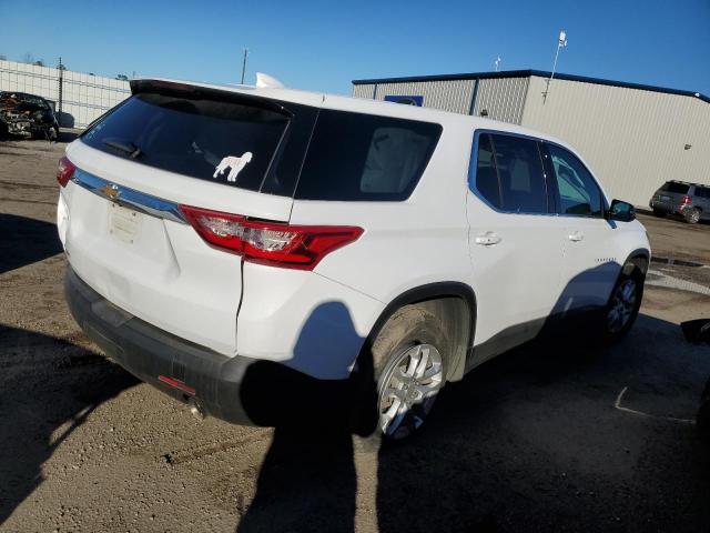 1GNERFKWXKJ103558 - 2019 CHEVROLET TRAVERSE LS WHITE photo 3