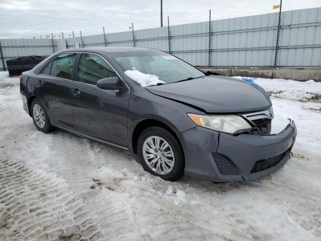 4T4BF1FK6DR300034 - 2013 TOYOTA CAMRY L GRAY photo 4