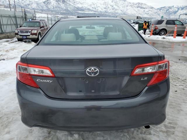 4T4BF1FK6DR300034 - 2013 TOYOTA CAMRY L GRAY photo 6