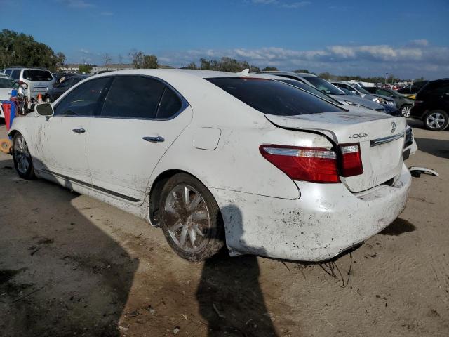 JTHGL46F285025682 - 2008 LEXUS LS 460L WHITE photo 2