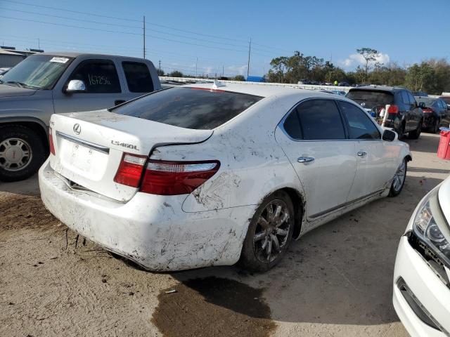 JTHGL46F285025682 - 2008 LEXUS LS 460L WHITE photo 3