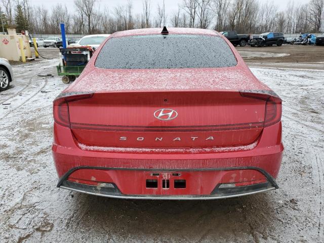 5NPEG4JAXLH047530 - 2020 HYUNDAI SONATA SE RED photo 6