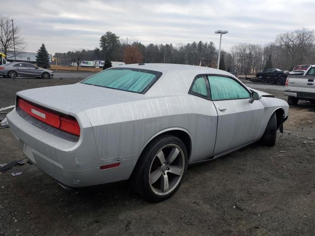 2C3CDYAG9CH144615 - 2012 DODGE CHALLENGER SXT SILVER photo 3