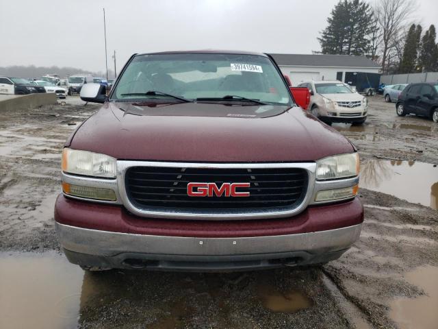 1GTEK19T91Z265189 - 2001 GMC NEW SIERRA K1500 MAROON photo 5