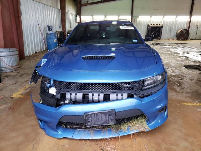 2C3CDXHG3MH519352 - 2021 DODGE CHARGER GT BLUE photo 5