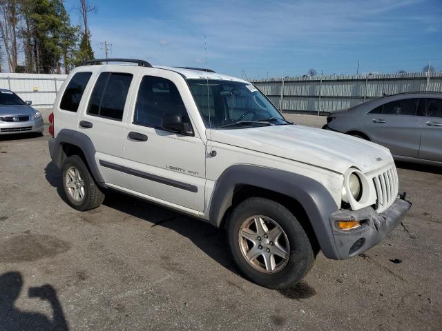 1J4GK48K53W731055 - 2003 JEEP LIBERTY SPORT WHITE photo 4