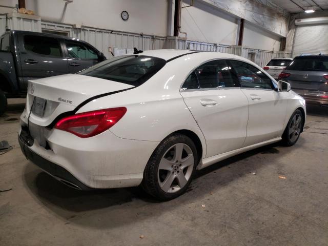 WDDSJ4GB9JN629934 - 2018 MERCEDES-BENZ CLA 250 4MATIC WHITE photo 3