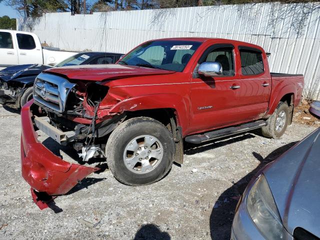 5TEJU4GNXAZ704449 - 2010 TOYOTA TACOMA DOUBLE CAB PRERUNNER RED photo 1