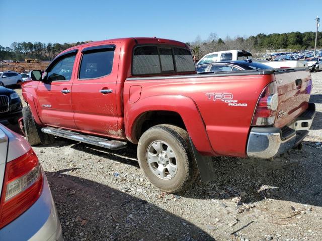 5TEJU4GNXAZ704449 - 2010 TOYOTA TACOMA DOUBLE CAB PRERUNNER RED photo 2