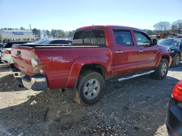5TEJU4GNXAZ704449 - 2010 TOYOTA TACOMA DOUBLE CAB PRERUNNER RED photo 3