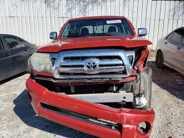 5TEJU4GNXAZ704449 - 2010 TOYOTA TACOMA DOUBLE CAB PRERUNNER RED photo 5