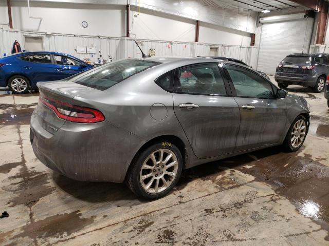 1C3CDFCA2DD682357 - 2013 DODGE DART LIMITED GRAY photo 3