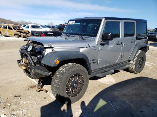 1C4BJWDG3FL567990 - 2015 JEEP WRANGLER U SPORT SILVER photo 1