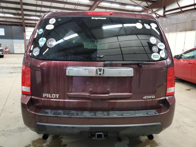 5FNYF48229B034213 - 2009 HONDA PILOT LX MAROON photo 6