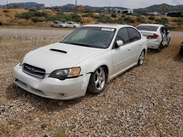 4S3BL676154213892 - 2005 SUBARU LEGACY GT LIMITED WHITE photo 2