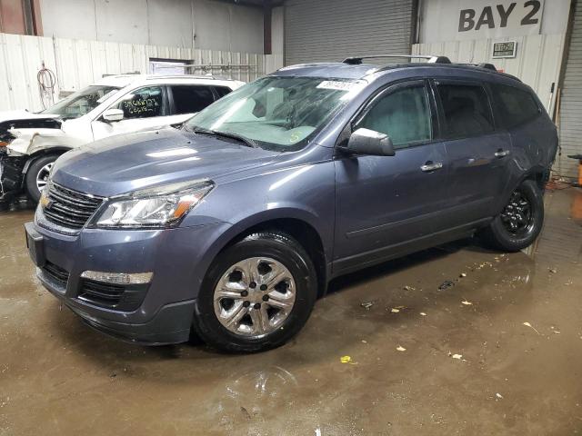 1GNKRFKD9EJ304292 - 2014 CHEVROLET TRAVERSE LS BLUE photo 1