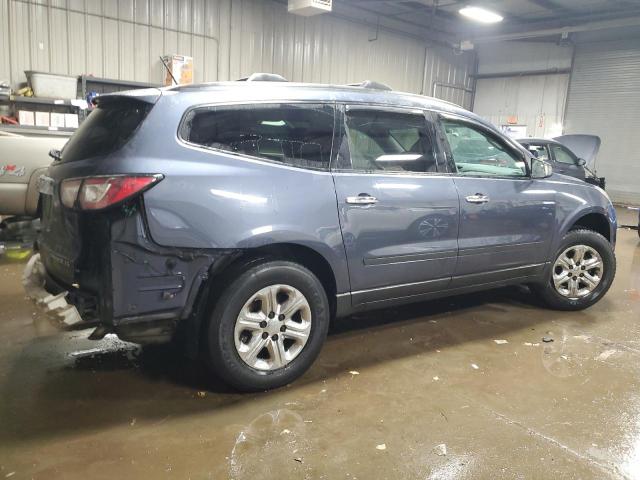 1GNKRFKD9EJ304292 - 2014 CHEVROLET TRAVERSE LS BLUE photo 3