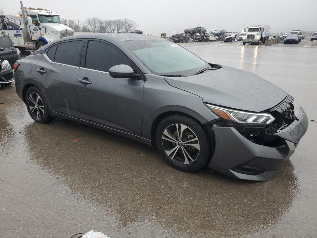 3N1AB8CV5MY220592 - 2021 NISSAN SENTRA SV GRAY photo 4