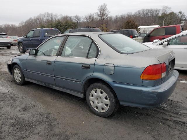 2HGEJ6679WH571969 - 1998 HONDA CIVIC LX BLUE photo 2