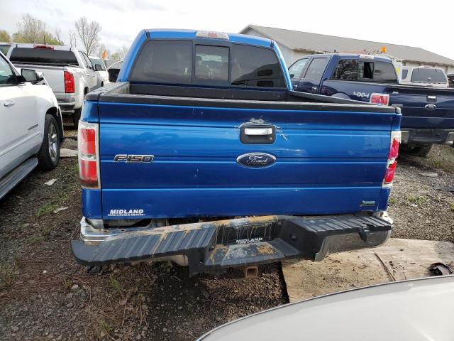 1FTFW1EV1AFA52528 - 2010 FORD F150 SUPER BLUE photo 6