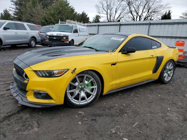 1FA6P8AM2G5299967 - 2016 FORD MUSTANG YELLOW photo 1