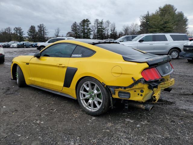 1FA6P8AM2G5299967 - 2016 FORD MUSTANG YELLOW photo 2