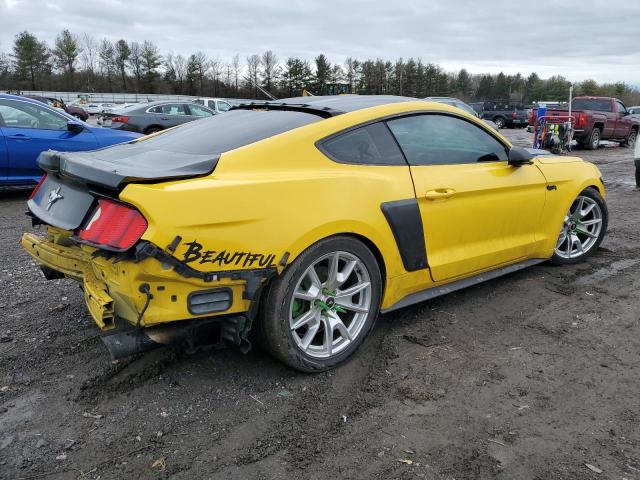 1FA6P8AM2G5299967 - 2016 FORD MUSTANG YELLOW photo 3