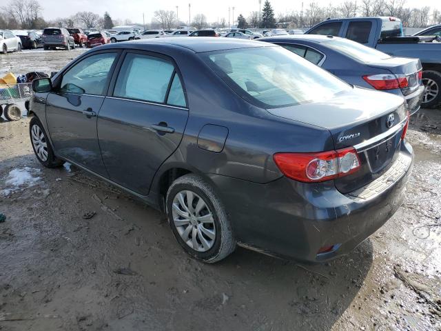 2T1BU4EE2DC082642 - 2013 TOYOTA COROLLA BASE CHARCOAL photo 2