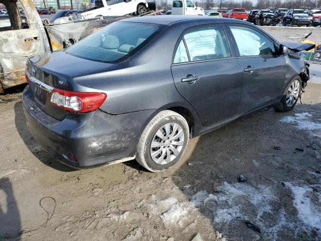 2T1BU4EE2DC082642 - 2013 TOYOTA COROLLA BASE CHARCOAL photo 3