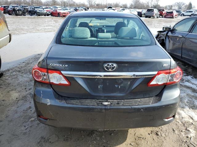 2T1BU4EE2DC082642 - 2013 TOYOTA COROLLA BASE CHARCOAL photo 6