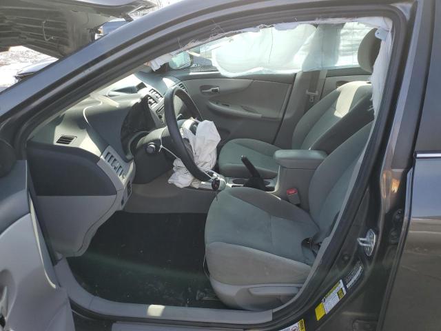 2T1BU4EE2DC082642 - 2013 TOYOTA COROLLA BASE CHARCOAL photo 7