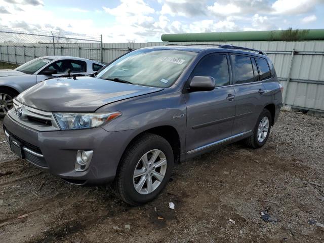 JTEBC3EH6D2017410 - 2013 TOYOTA HIGHLANDER HYBRID GRAY photo 1