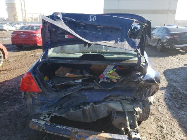 2HGES16575H573751 - 2005 HONDA CIVIC LX BLUE photo 6