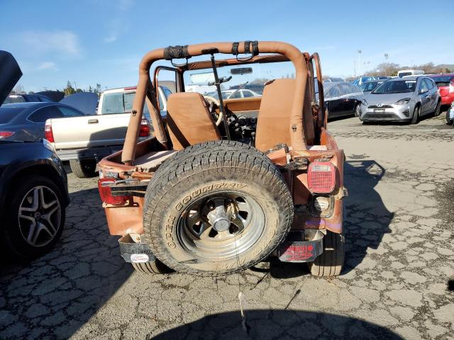 1JCBM87E1BT068482 - 1981 JEEP JEEP CJ7 ORANGE photo 6