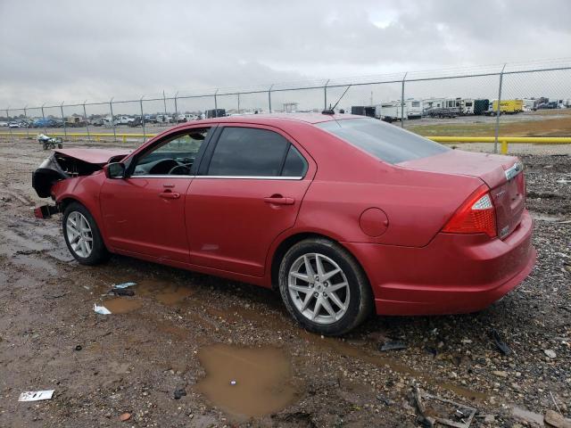 3FAHP0JG9AR306860 - 2010 FORD FUSION SEL RED photo 2